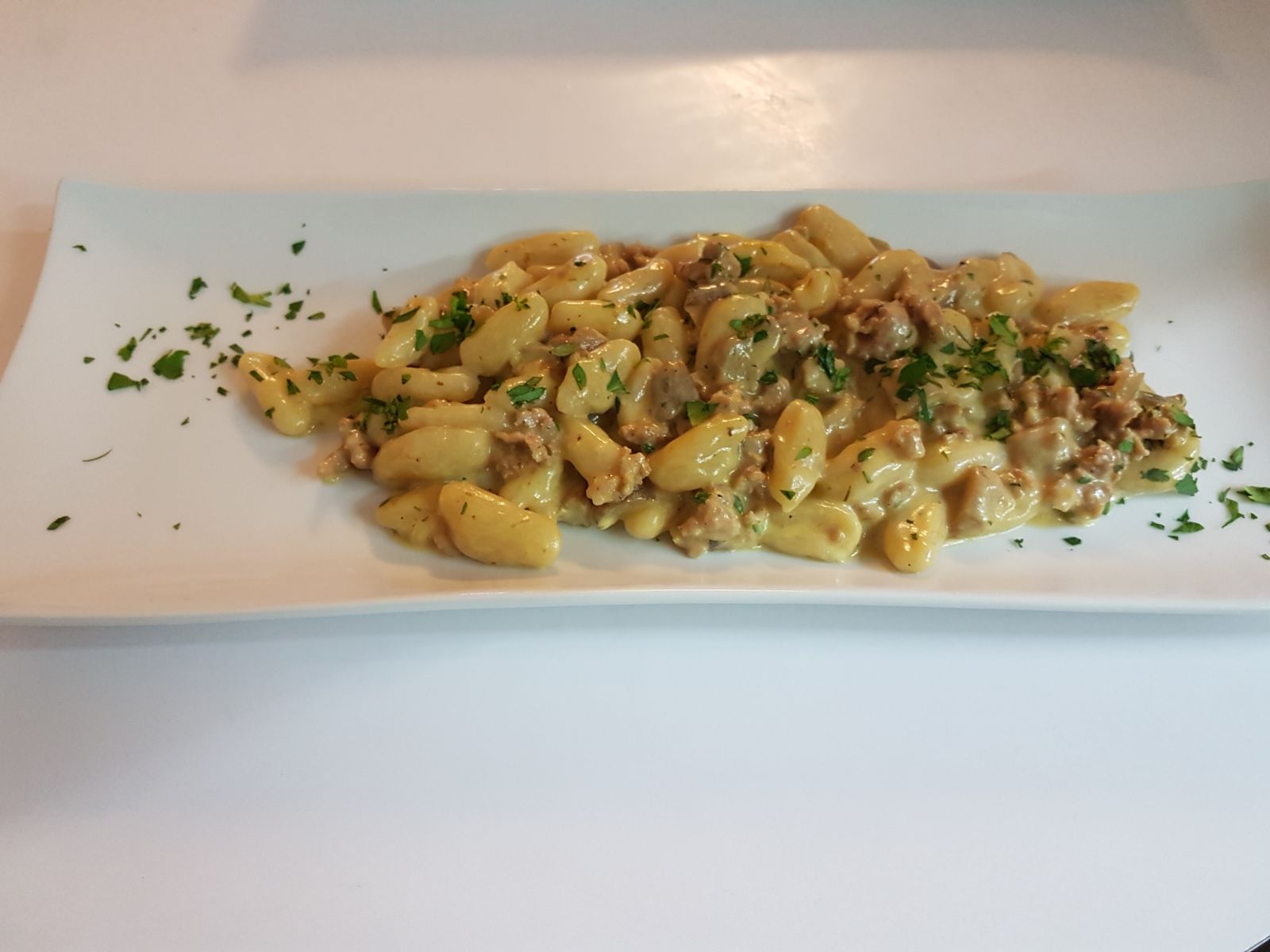 Cavatelli Con Salsiccia Di Cinta Funghi Porcini E Zafferano1 News